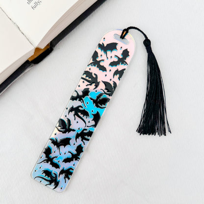 Flying Dragons Holographic Acrylic Bookmark