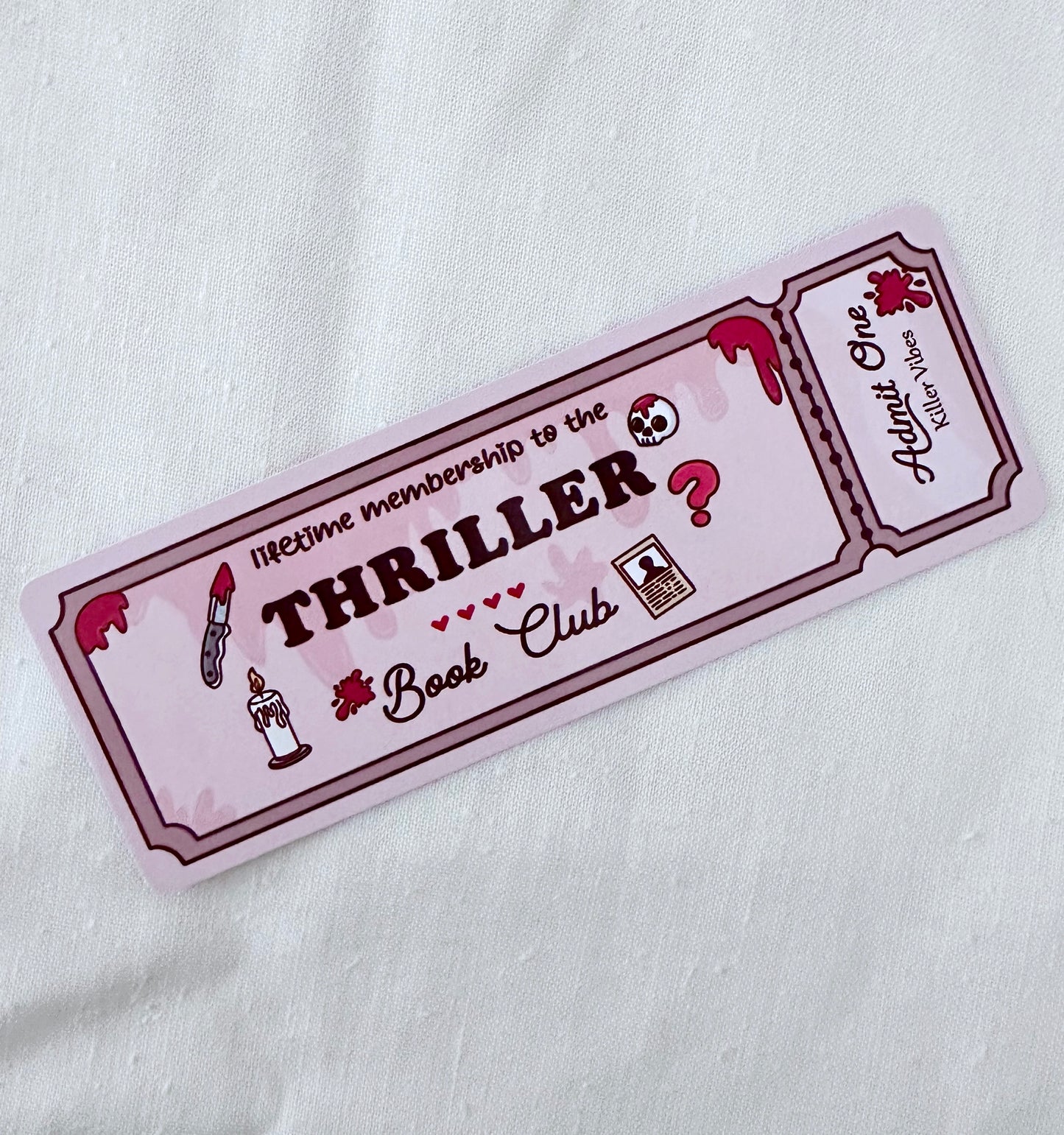 Movie Ticket Style Bookmarks