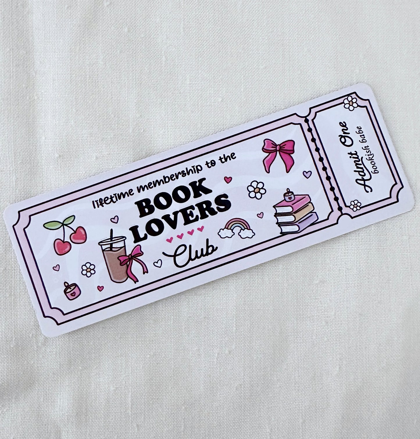 Movie Ticket Style Bookmarks