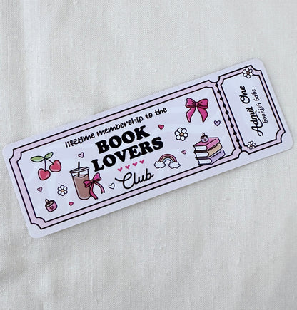 Movie Ticket Style Bookmarks