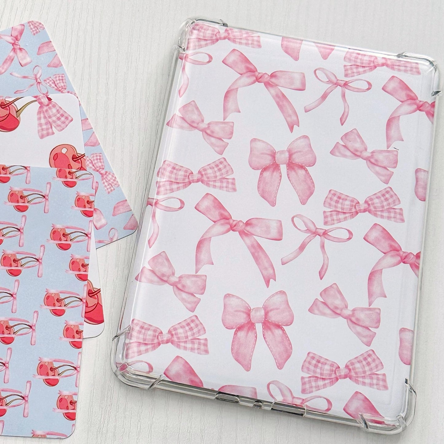 Pink Bows Kindle Insert