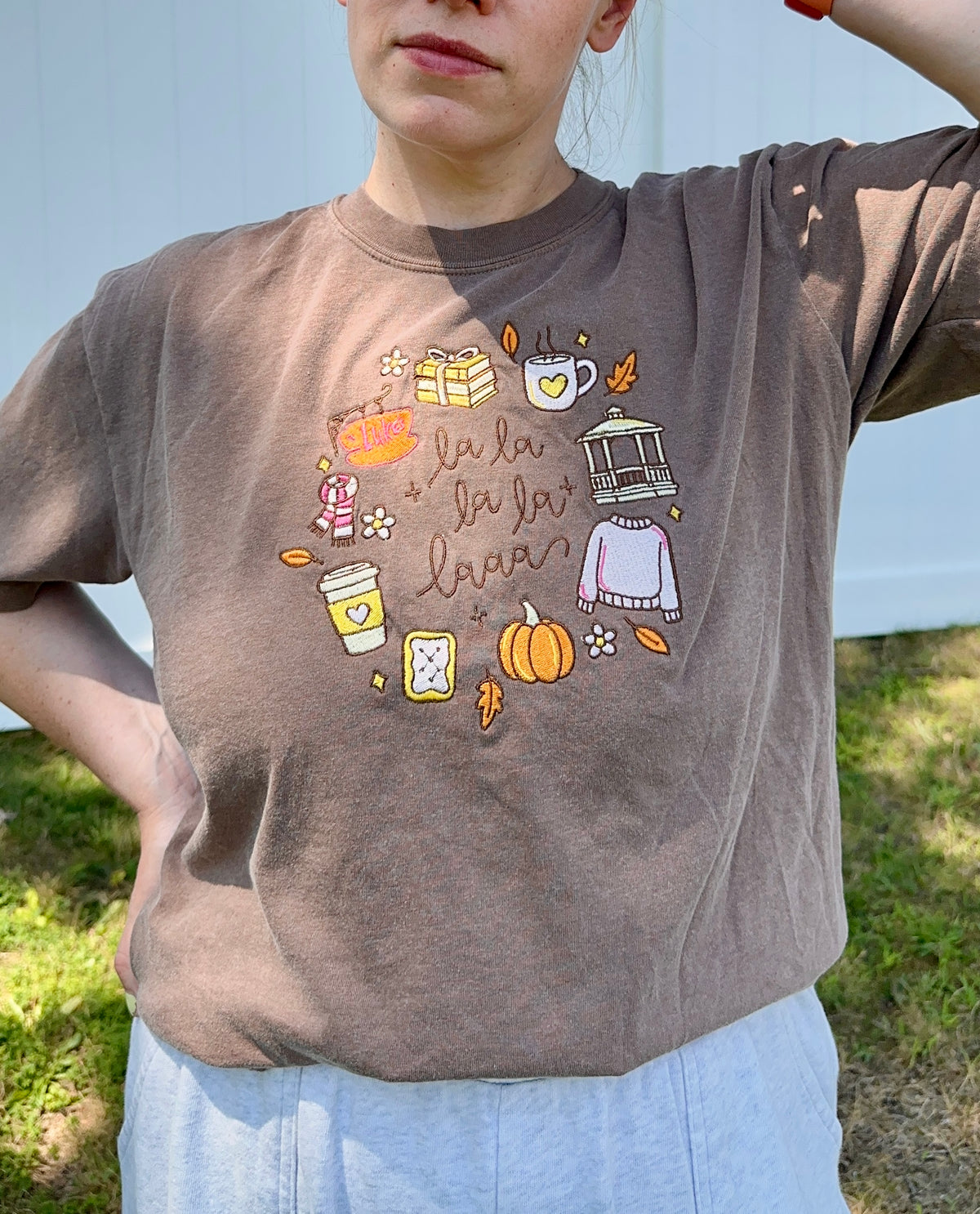 Cozy Small Town Embroidered Shirt or Crewneck