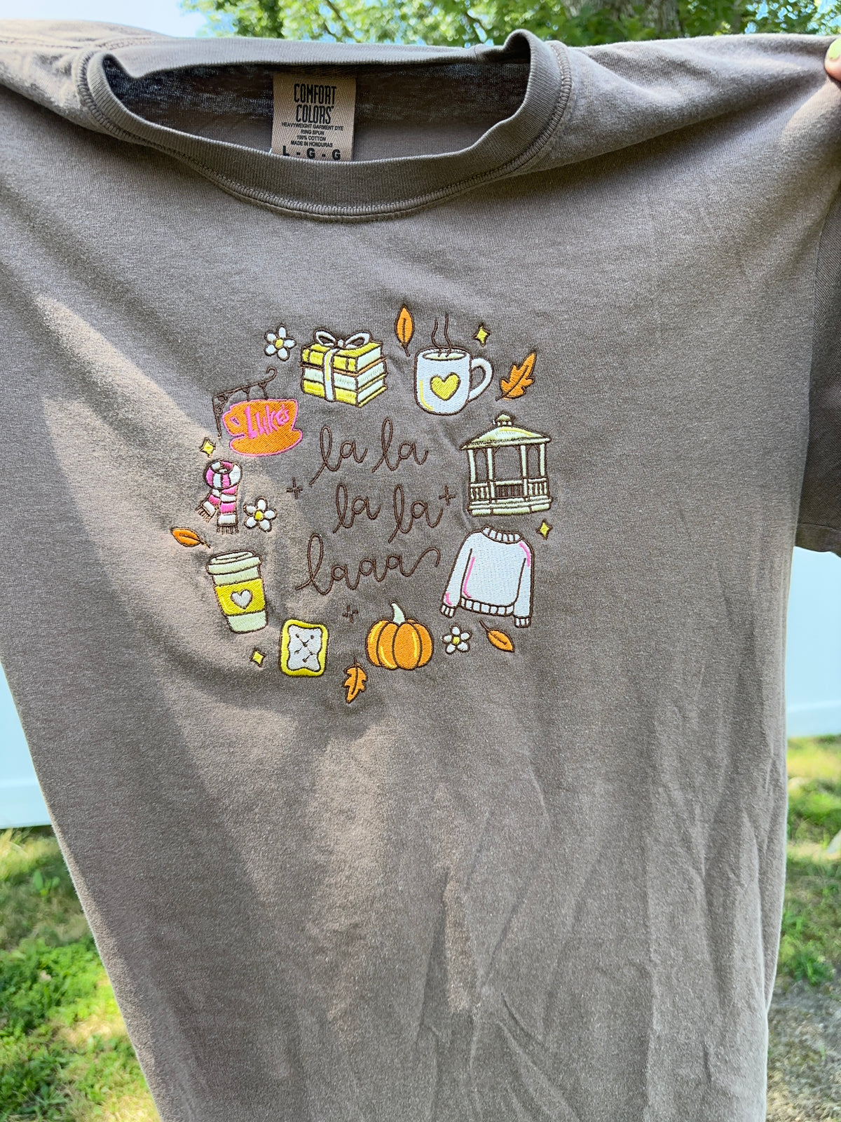 Cozy Small Town Embroidered Shirt or Crewneck