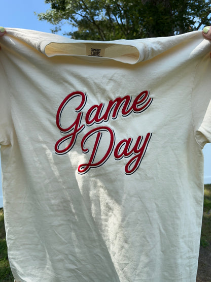 Game Day Embroidered T-Shirt
