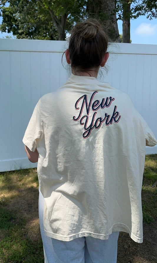 New York Embroidered T-Shirt