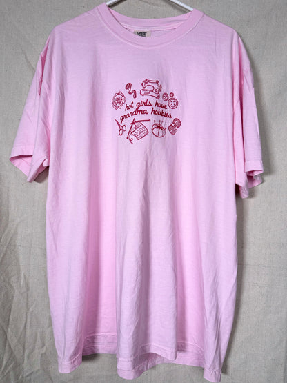 Hot Girls Have Grandma Hobbies Embroidered T-Shirt or Sweatshirt