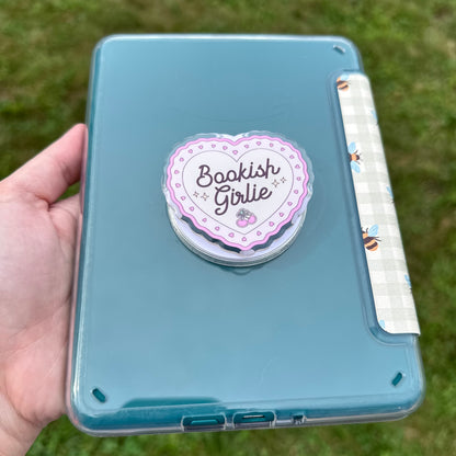 Coquette Bookish Girlie MagSafe Phone & Kindle Grip