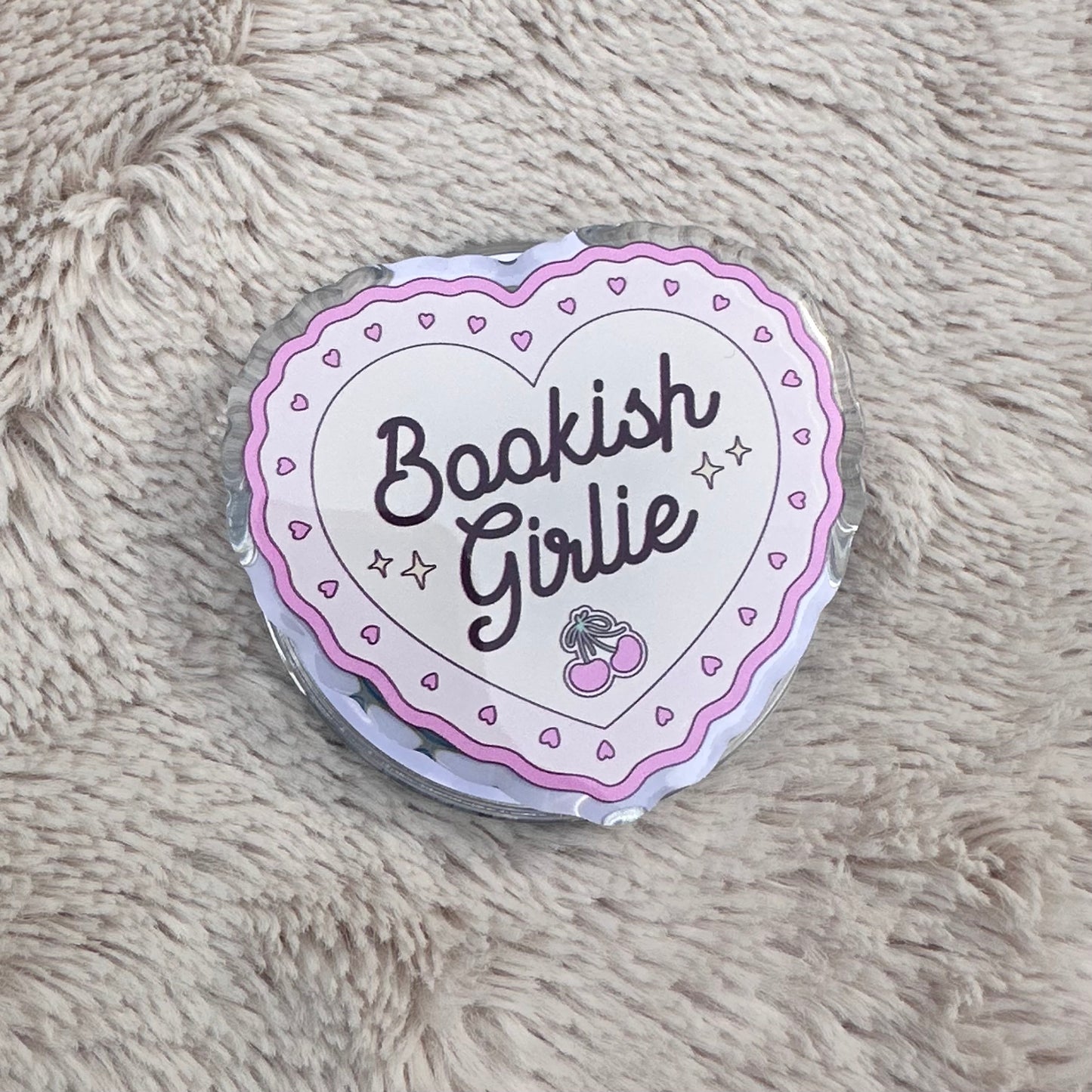 Coquette Bookish Girlie MagSafe Phone & Kindle Grip