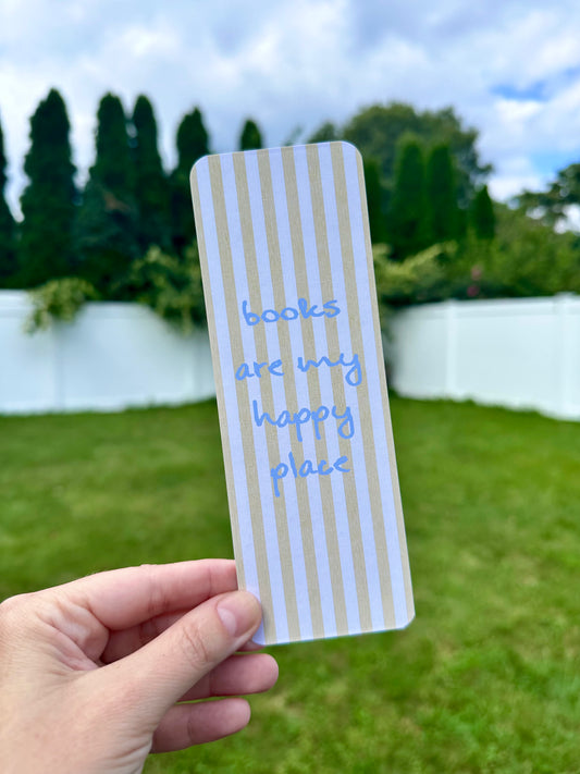 Books Are My Happy Place Bookmark