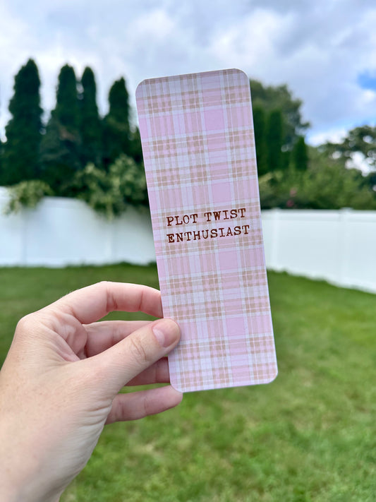 Plot Twist Enthusiast Bookmark