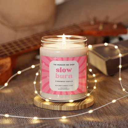 Slow Burn | Bookish Scented Soy Candle (9oz)