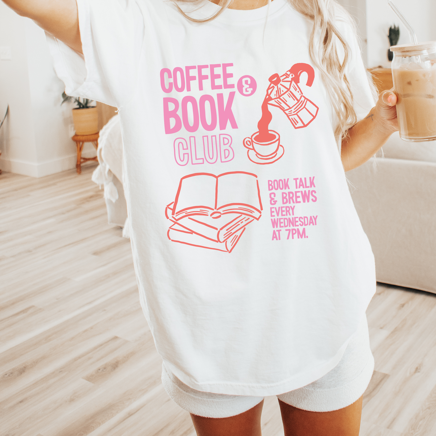 Coffee & Book Club Comfort Colors® T-Shirt