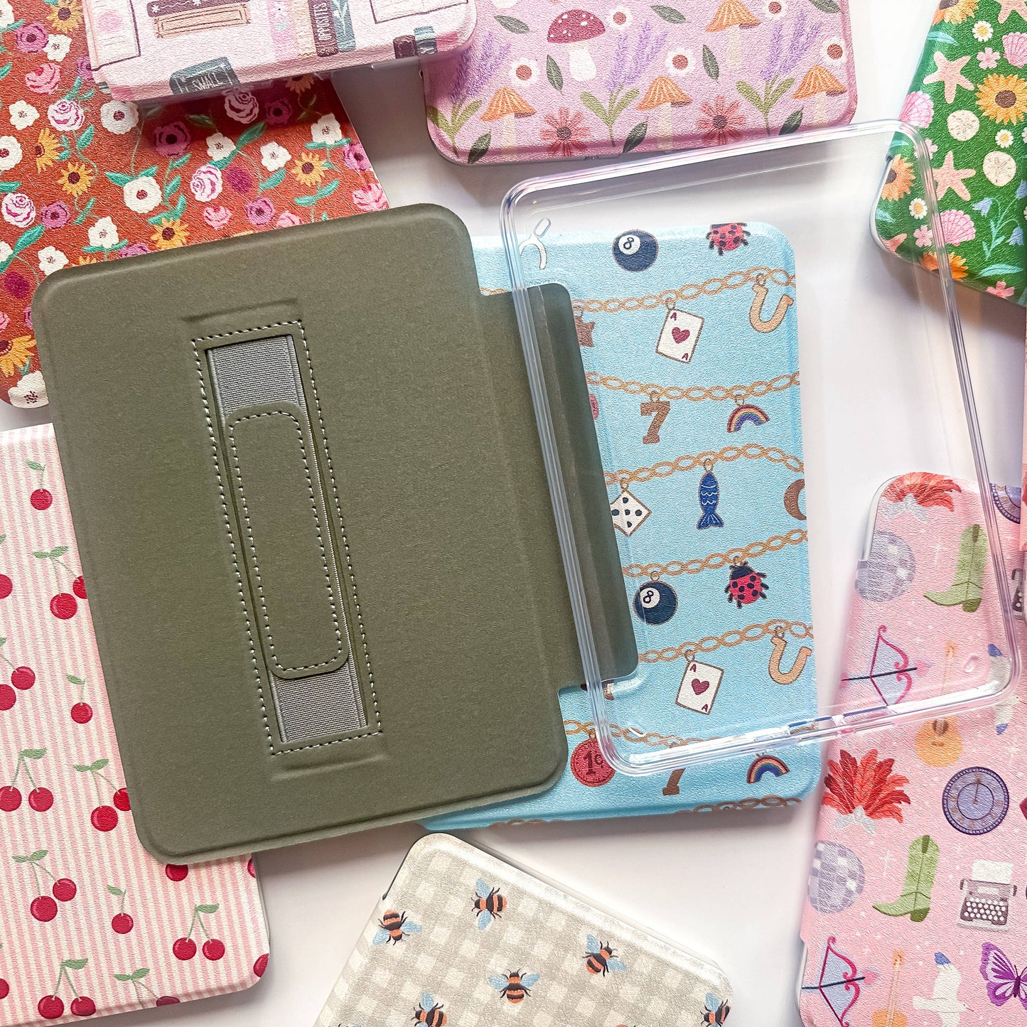 Eras Icons | Clear Back Kindle Case